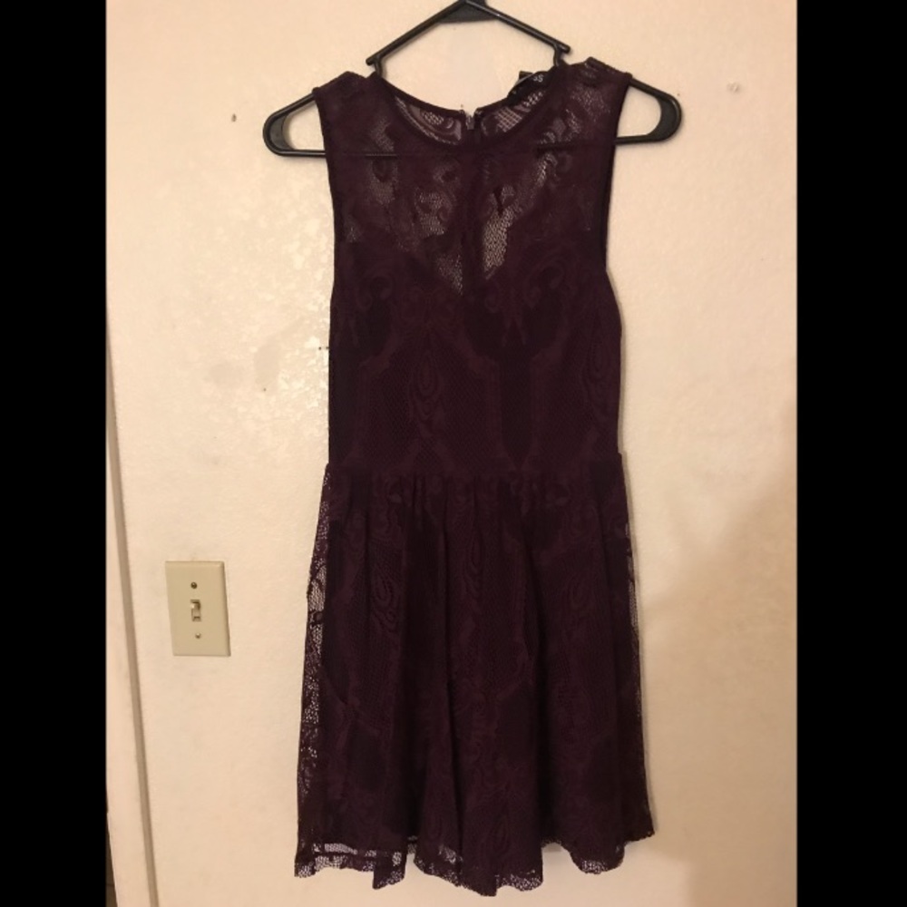 Lace Maroon dress